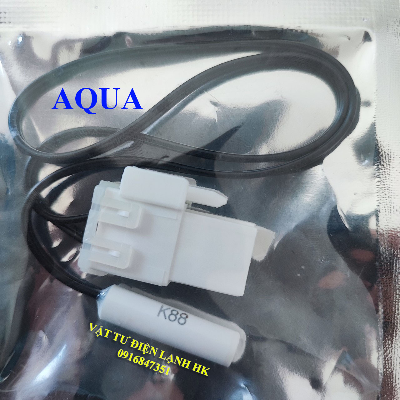 COMBO 10 cái Sensor tủ lạnh AQUA K88 - Đầu dò cảm biến nhiệt độ tl