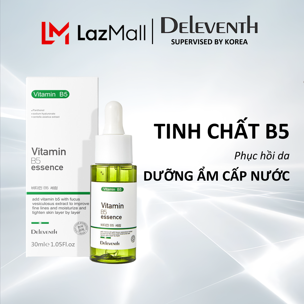 DEleventh vitamin B5 serum dưỡng ẩm chống dị ứng phục hồi sau nắng 30ml