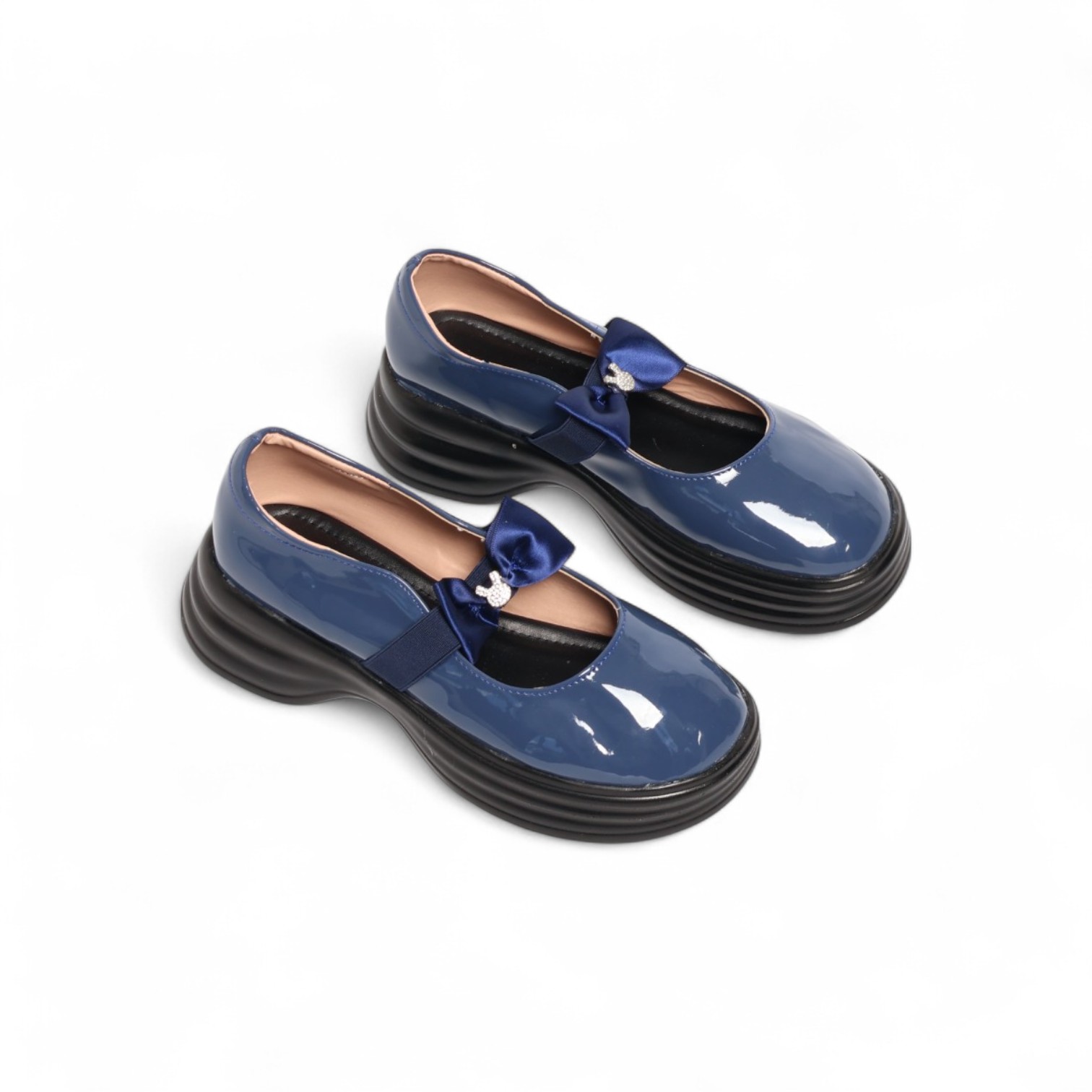Giày Cao Gót Oxford 5cm Quai Ngang Phối Nơ [Form to hạ 1 size] Pixie H294
