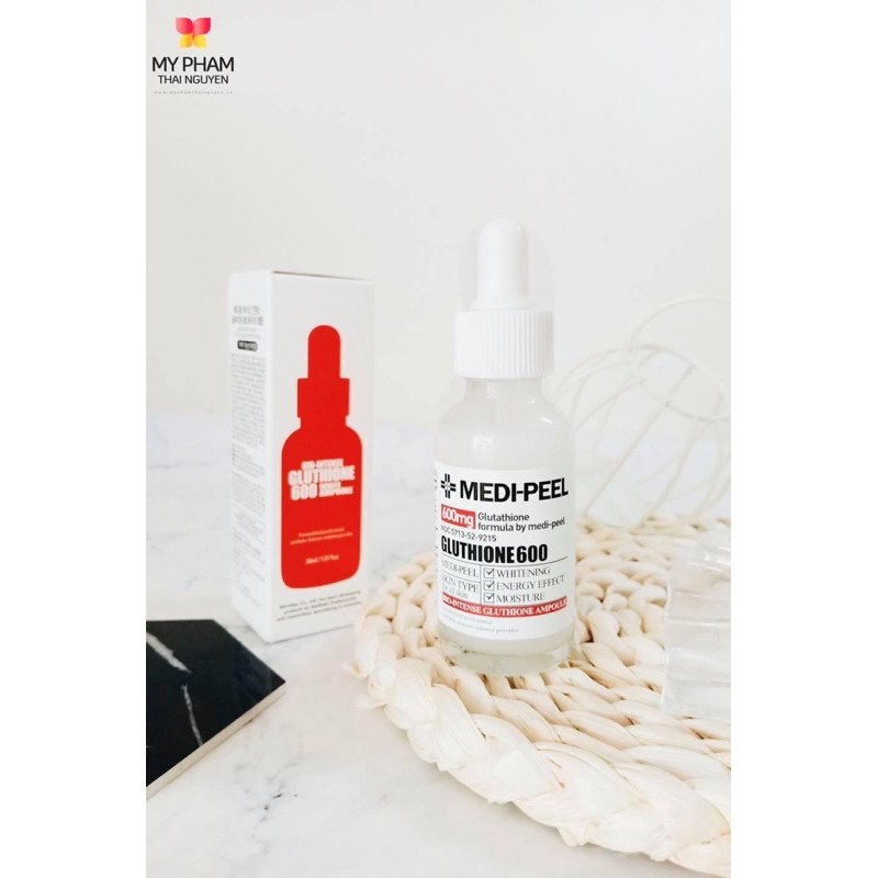 Tinh Chất Sesum Dưỡng Trắng Da Se Lỗ Chân Lônv Medi Peel Glutathione 609 White Ampoule