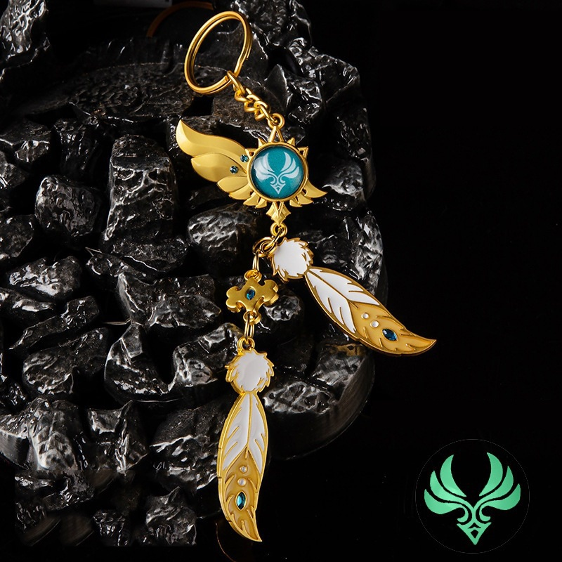 [FONTAINE DẠ QUANG] Móc khóa mô hình Vision Nguyên tố game Genshin Impact: Fontaine Sumeru Inazuma L