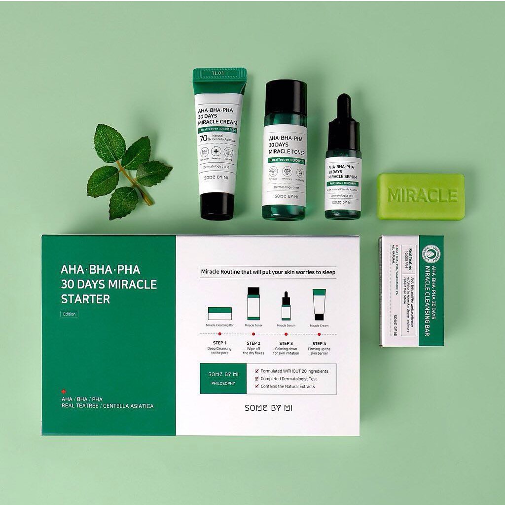 Set 4 Món Chăm Sóc Da 4 Bước Some By Mi Aha - Bha - Pha 30 Days Miracle Sản Phẩm Tốt Chất Lượng Cao Cam Kết Hàng Nhận Được Như Hình Vui Lòng Inbox Để Shop Tư Vấn Thêm