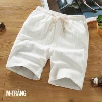Quần Đũi Nam AROTI Ống Rộng Lửng Chất Vải Đũi Xước Đẹp Cao Cấp Co Giãn Tốt Mặc Siêu Mát Và Cực Kỳ Thoải Mái Dáng NgắnQN01-LZD1