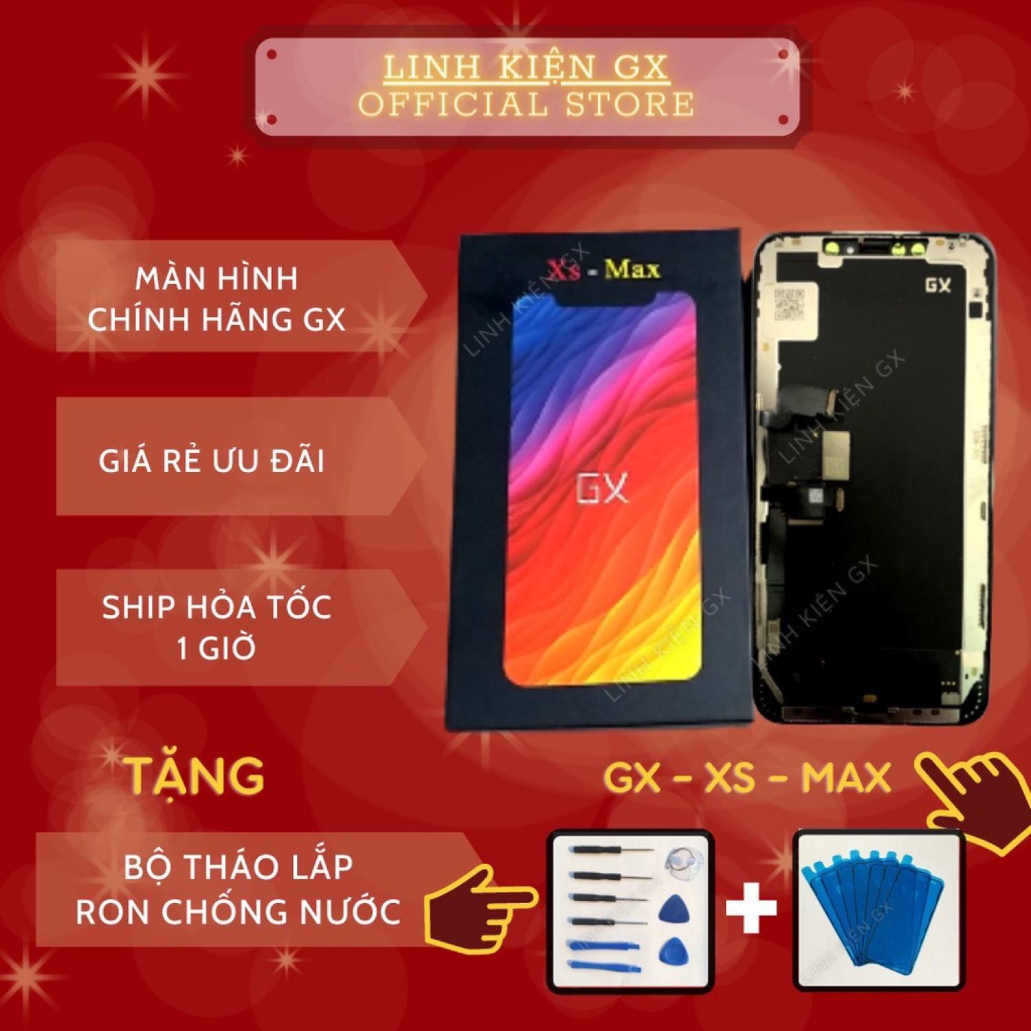 Màn hình điện thoại IP GX chính hãng XSMAX Oled thay thế XS MAX tốt ƞhất, giá rẻ ƞhất chất lượng như