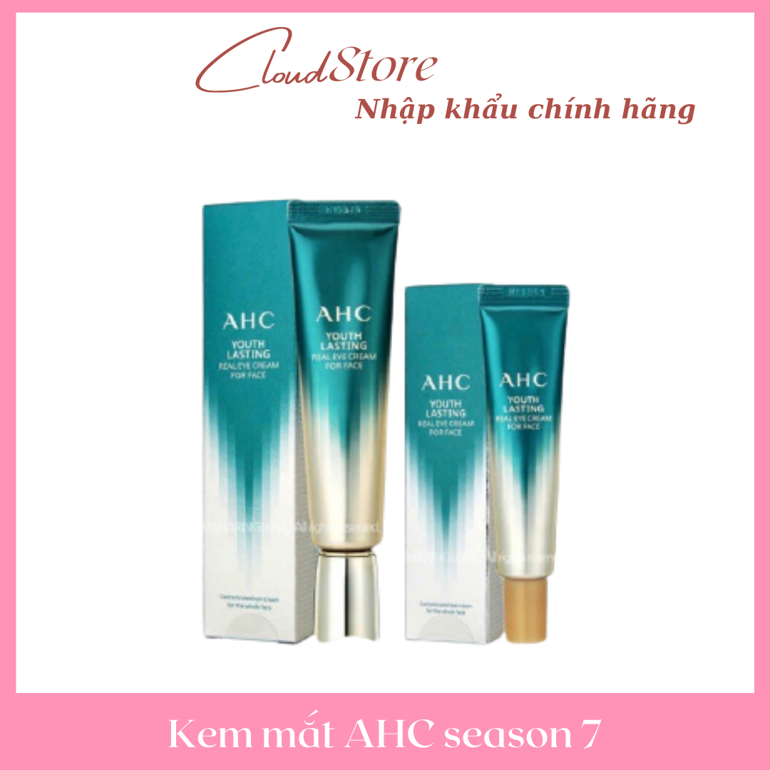 Kem Mắt Ahc Season 7 Dưỡng Trắng Và Loại Bỏ Quần Thâm Mắt Ahc Ageless Real Eye Cream For Face Season 7