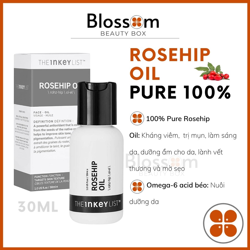 [HCM][Sephora US] Tinh Dầu Tầm Xuân Rosehip Oil - THE INKEY LIST