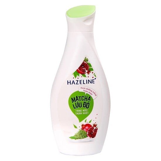 [Hcm]Hazeline Sữa Dưỡng Thể Dưỡng Trắng Da Matcha Lựu Đỏ 230Ml (Chai Xanh)