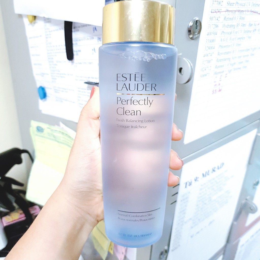 [Us_Only] Nước Hoa Hồng Estee Lauder Perfectly Clean Fresh Balancing Lotion 400Ml