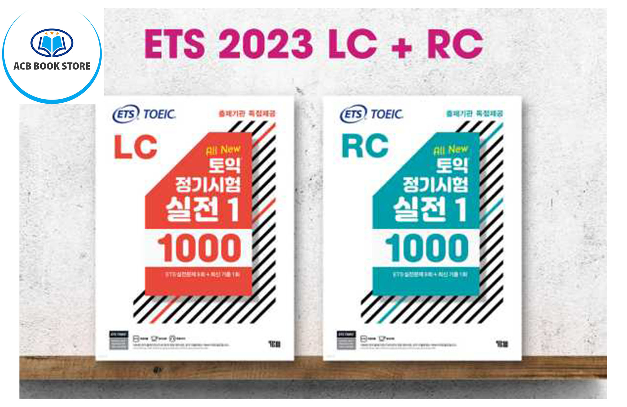 Bộ sách luyện thi ETS 2023 LC&RC - ACB Bookstore