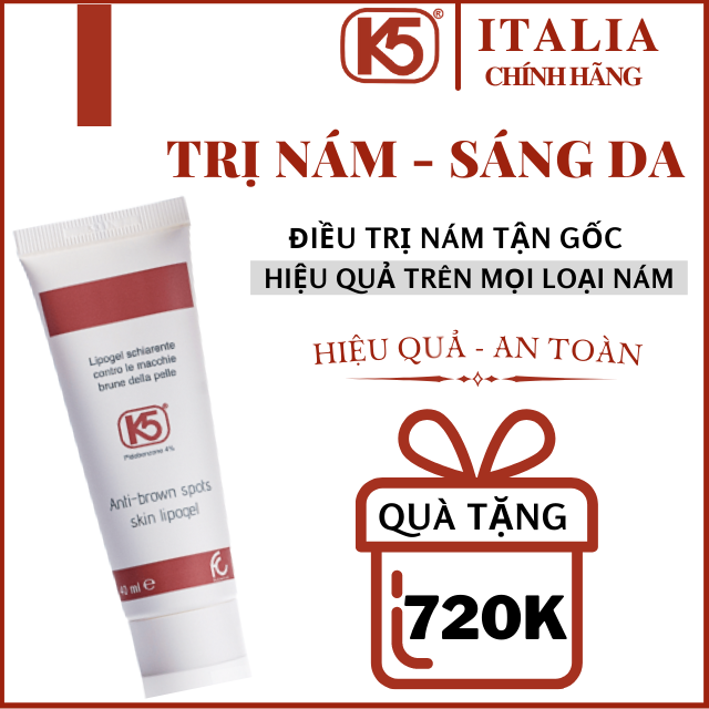 Kem Trị Nám K5 Lipogel - Hiệu Quả Trên Nám Mảng Nám Chân Sâu Nám Chân Sâu