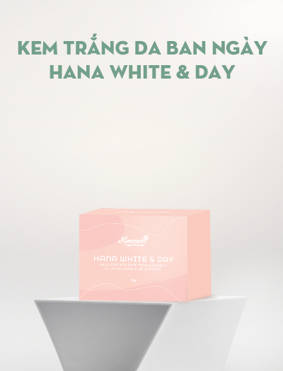 Hanayuki Chính Hãng Mini 15G - Kem Dưỡng Trắng Da Ban Ngày Có Chống Nắng Hana White Day - Giúp Chống Nắng Bảo Vệ Da Dưỡng Da Trắng Sáng Mịn Màng Ngừa Nám Tàn Nhang Chống Lão Hóa