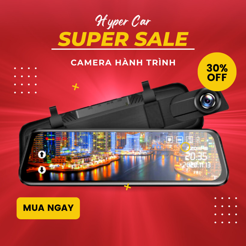 Camera hành trình ô tô DẠNG GƯƠNG Z20 FULL HD 1080p -  trước và sau - quay đêm sắc nét Bảo hành 1 ĐỔ