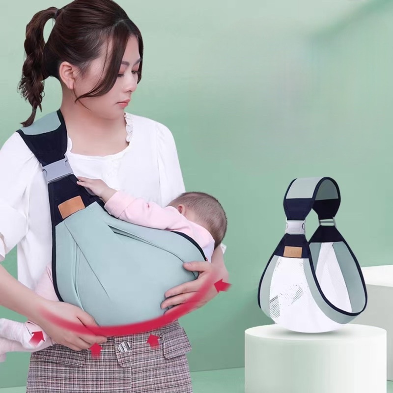 (MẪU MỚI 2023)Địu trẻ em Địu em bé địu cho bé địu sơ sinh nhiều tư thế vải lưới mềm mát gọn nhẹ dễ dàng sử dụng Mẹ Sóc Shop 1688- hàng cao cấp mẫu mới