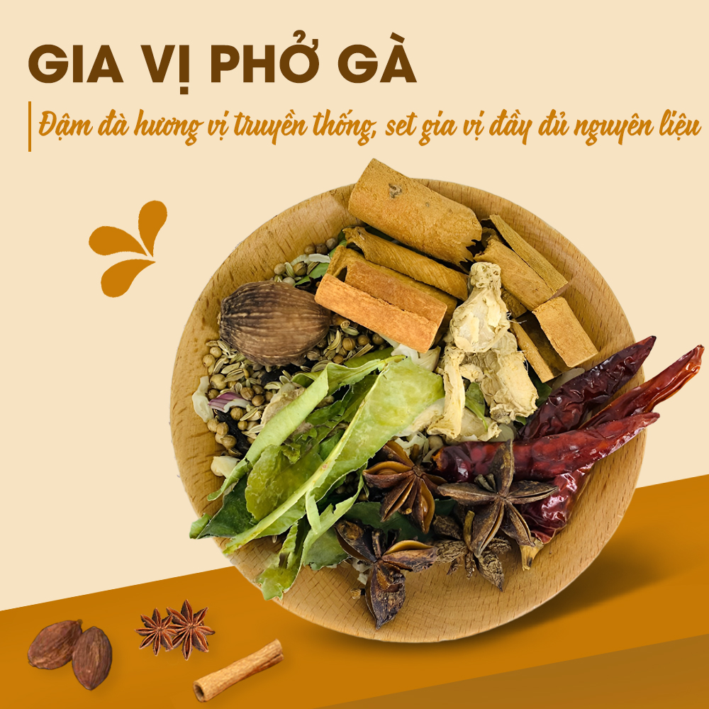 Gia vị bắp bò ngâm mắm gói hầm bắp bò chuẩn vị thảo mộc tự nhiên và các set gia vị tự chọn