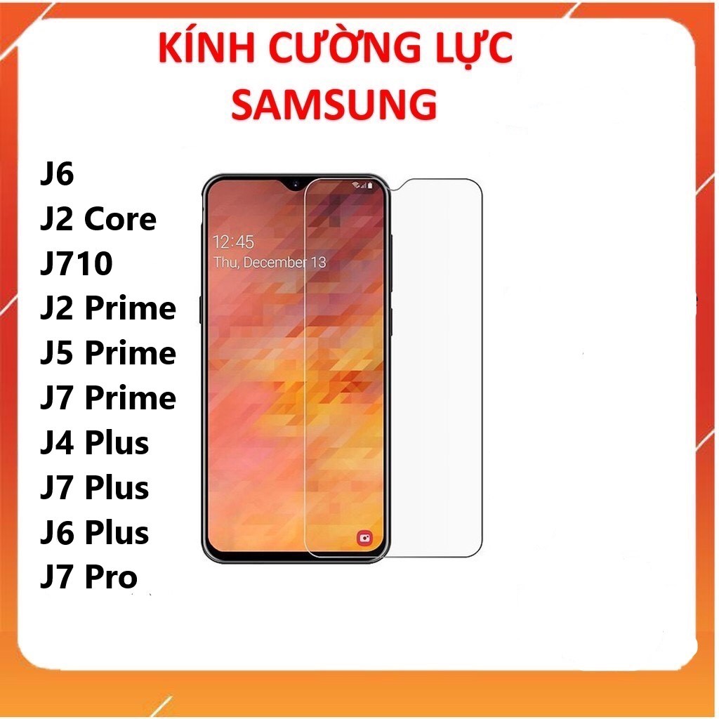[HCM]Kính cường lực thường bảo vệ màn hình SAMSUNG J nhiều mã (J5 Prime/J6/J2 Core/J710/J2 Prime/J5Prime/J4Plus/J6Plus/J7 Prime/J7 Pro/J7 Plus) siêu mỏng siêu rẻ chống vỡ chống xước đẹp như chưa dán- Phụ kiện điện thoại
