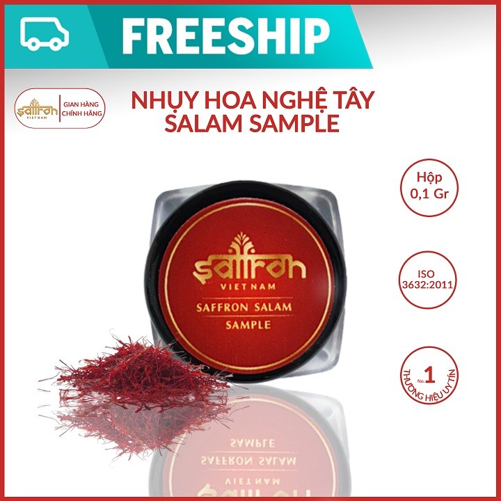 Nhụy Hoa Nghệ Tây Saffron Salam Sample 0.1Gram - Slm001