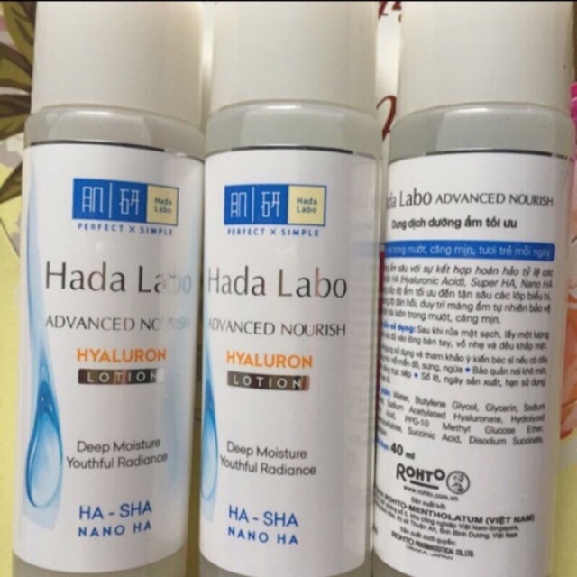 Combo 3 Chai Dung Dịch Dưỡng Ẩm Hadalabo Advanced Nourish 40Ml (Tương Đương 120Ml) Chất Lượng Sản Phẩm Đảm Bảo Và Cam Kết Hàng Đúng Như Mô Tả