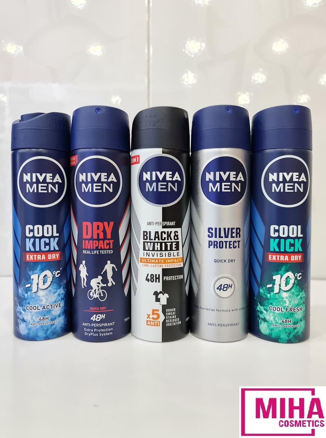 [Hcm]Xịt Khử Mùi Nam Nivea Men 150Ml Thái Lan