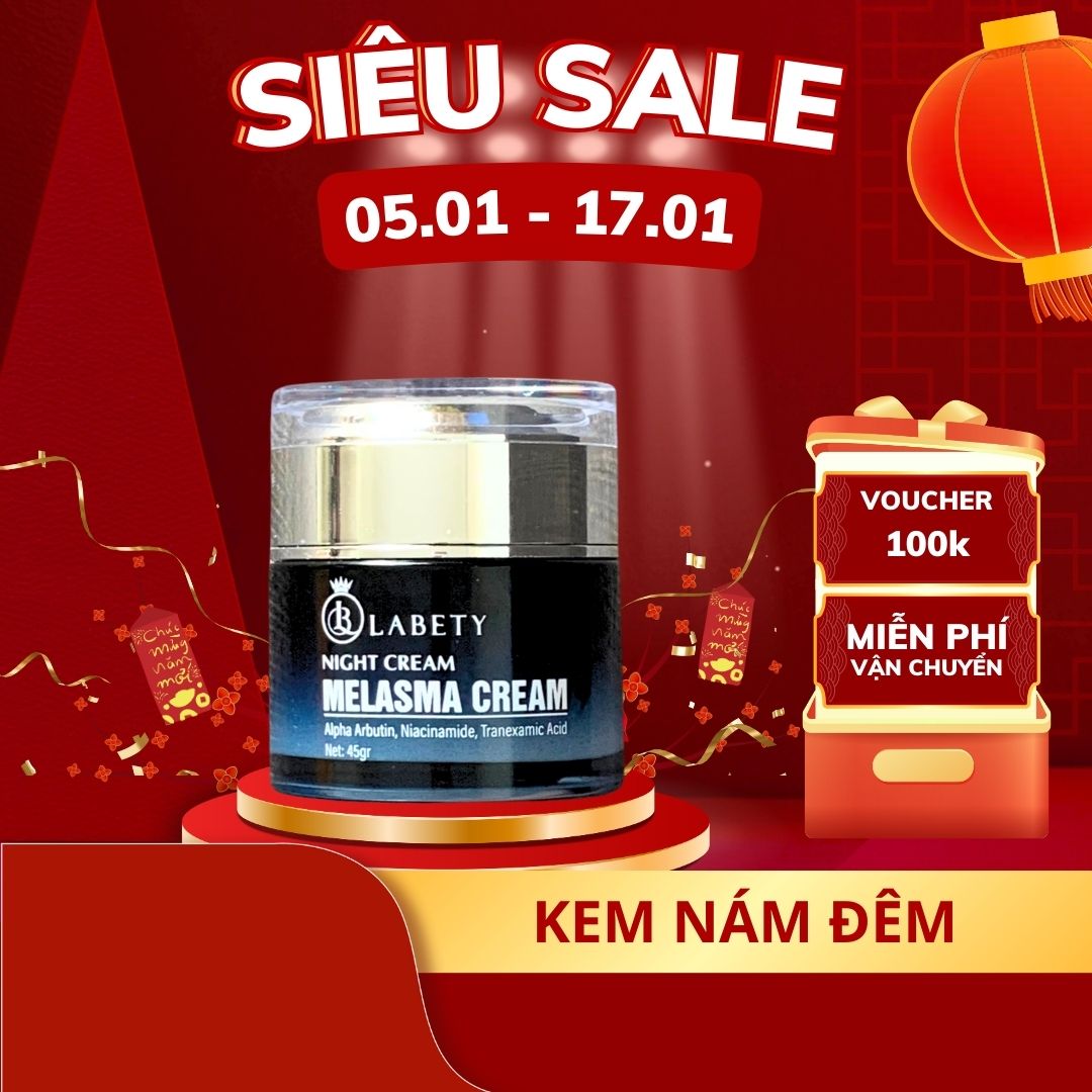 Kem dưỡng trắng da mờ thâm nám tàn nhang MELASMA CREAM 45g dành cho mọi loại da