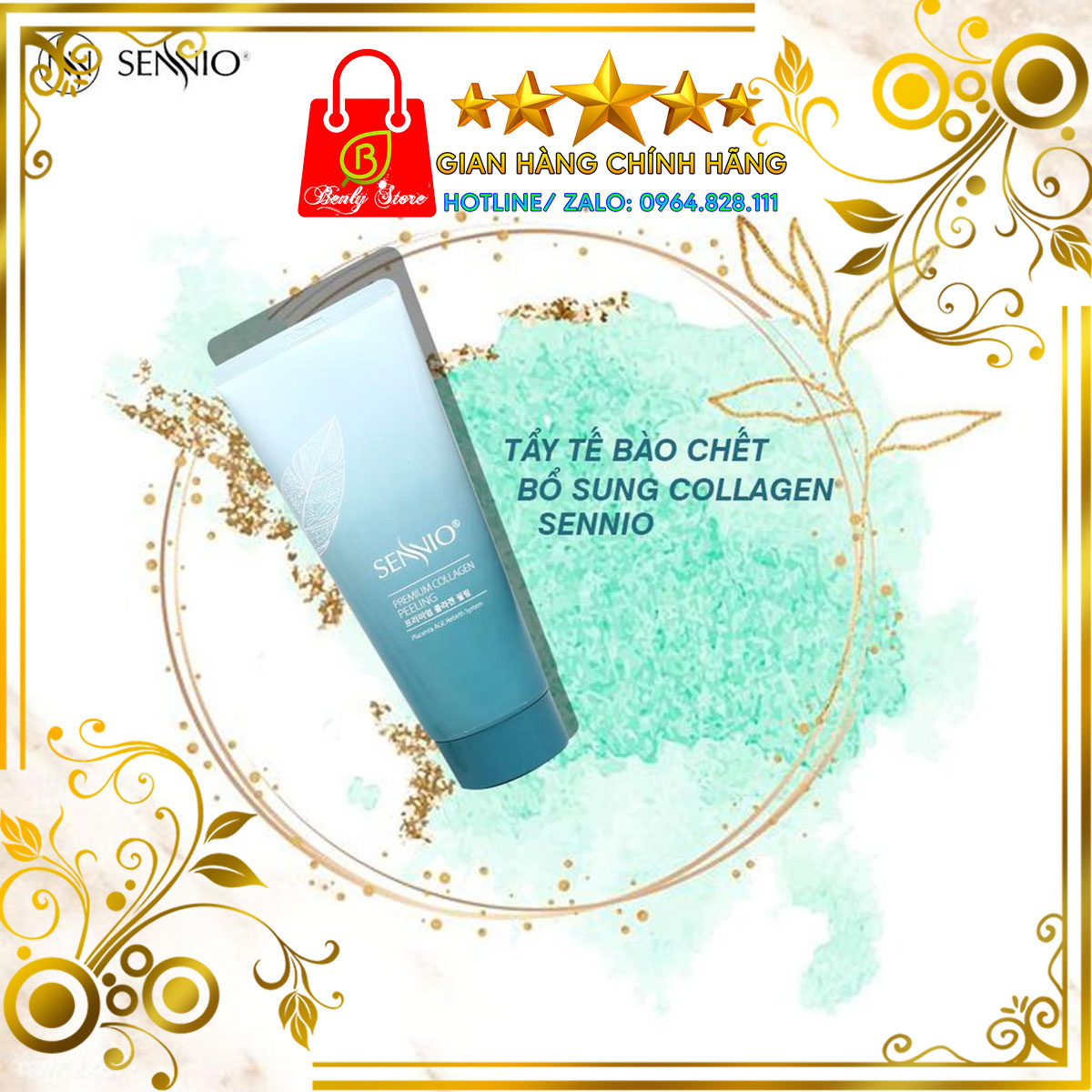 Gel Tẩy Tế Bào Chết Bổ Sung Collagen Sennio