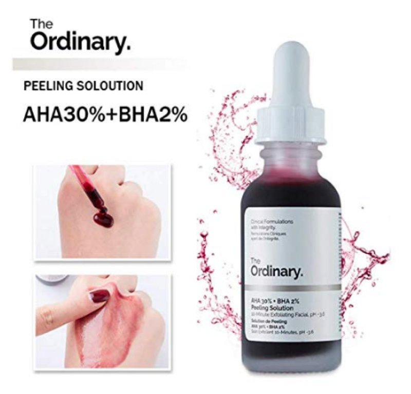 Ordinary AHA 30% dùng cho mặt ngăn ngừa mụn 35ML tinh chất thu nhỏ lỗ chân lông tẩy tế bào chết kiểm soát dầu làm săn chắc dưỡng ẩm phục hồi làm cho da căng bóng ngăn ngừa mụn chăm sóc da mặt Acid Salicylic