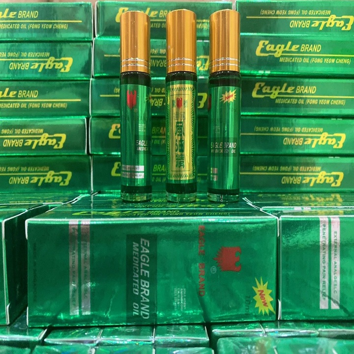 Y - Combo 3 Chai Dầu Gió Xanh Singapore 10Ml Dạng Lăn - Mẫu Mới