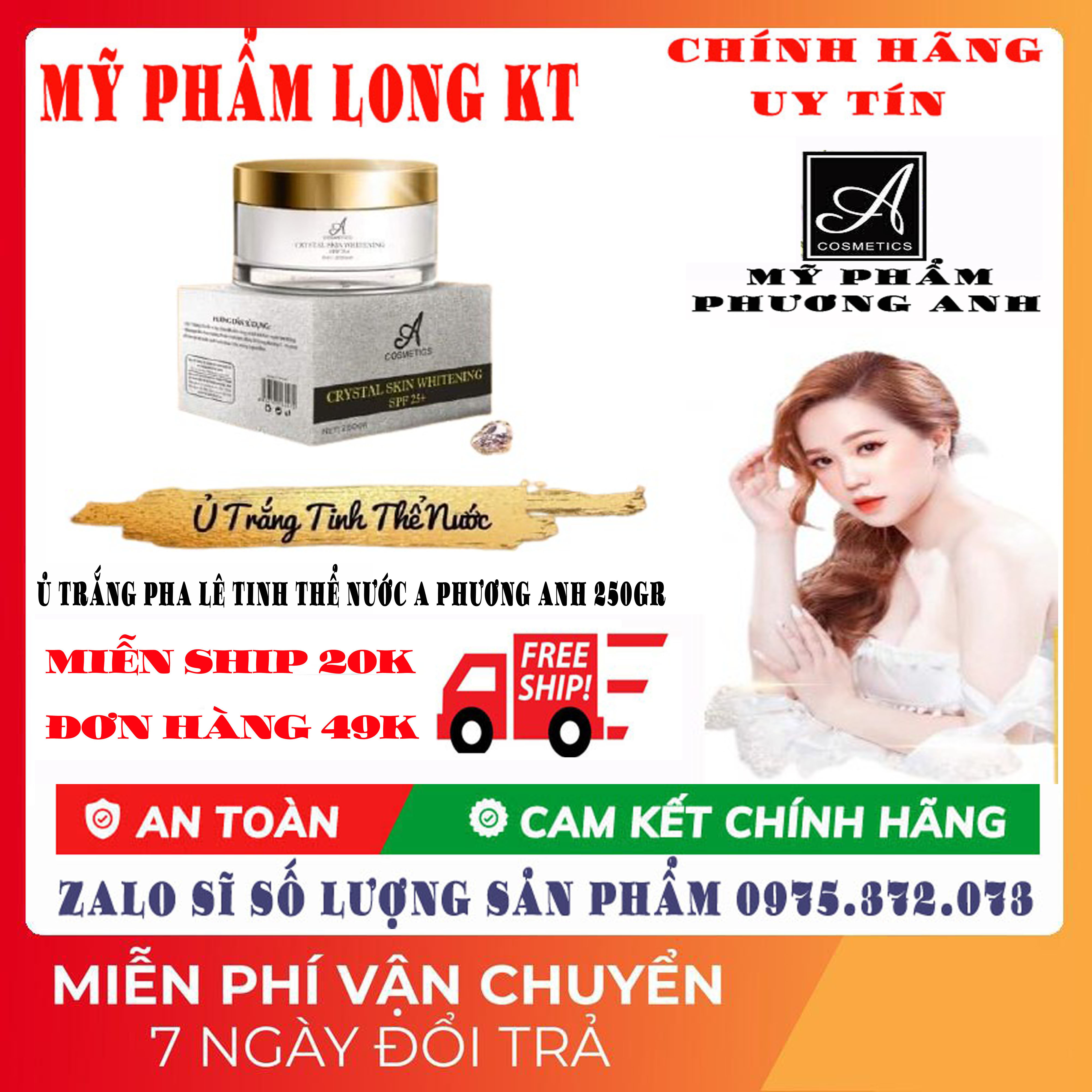 [Hàng Chính Hãng Phương Anh Giá Sĩ ] Ủ Trắng Tinh Thể Pha Lê A Cosmertics Phương Anh Tắm Trắng Hoàn Hảo Với Độ Che Phủ Tốt Tự Nhiên Không Bết Dính Cân Bằng Ẩm Cho Da Ở Mọi Môi Trường Chống Lão Hóa Phục Hồi Vẻ Tươi Trẻ Cho Làn Da Với Chất Kem Ủ Chứa