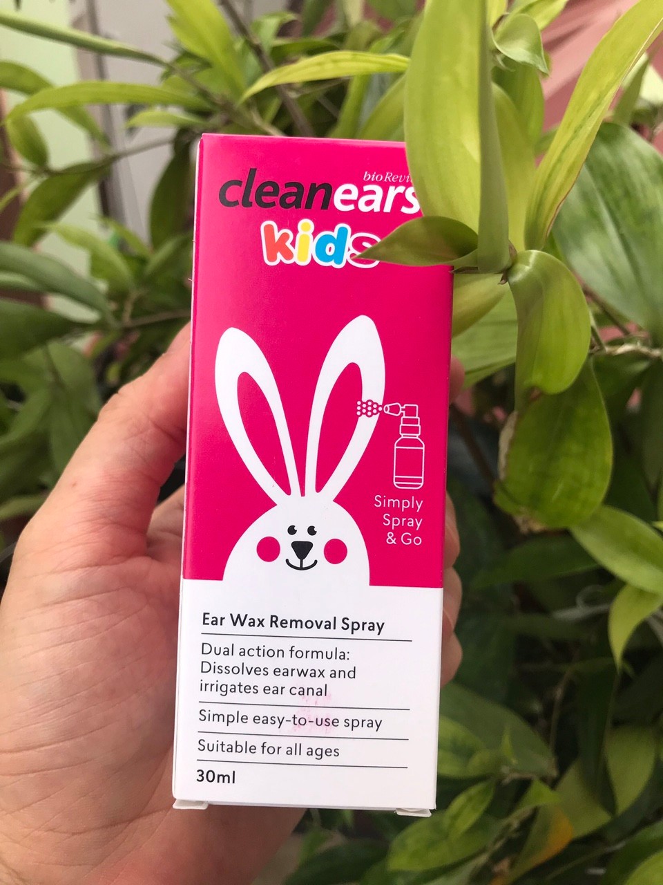 [Hcm]Xịt Tan Ráy Tai Cho Bé Cleanears Kids 30Ml Úc