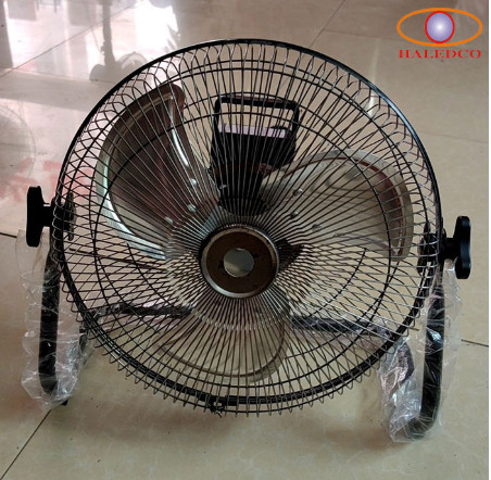 Quạt Tích Điện Năng Lượng Mặt Trời Solar Fan Quạt Sàn Chân Quỳ Haledco Cao Cấp