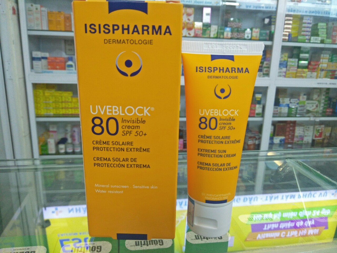 [ Chính Hãng ] Kem Chống Nắng Isis Pharma Uveblock Spf 80 Invisible