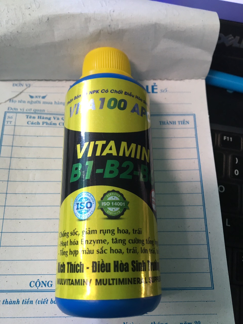sản phẩm vitamin tổng hợp B1 B2 B6 cho cây trồng lọ 100ml