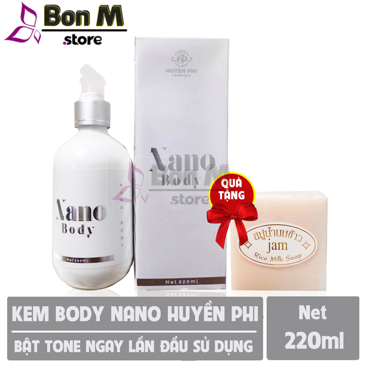 Kem Body Nano Huyền Phi – Dưỡng Trắng Chống Nắng Lên Tone An Toàn