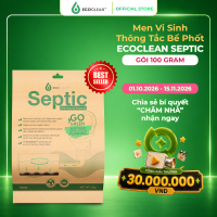 Vi Sinh Xử Lý Đầy Hầm Cầu Bể Phốt Thông Tắc Bồn Cầu - EcoClean Septic - Gói 100gr