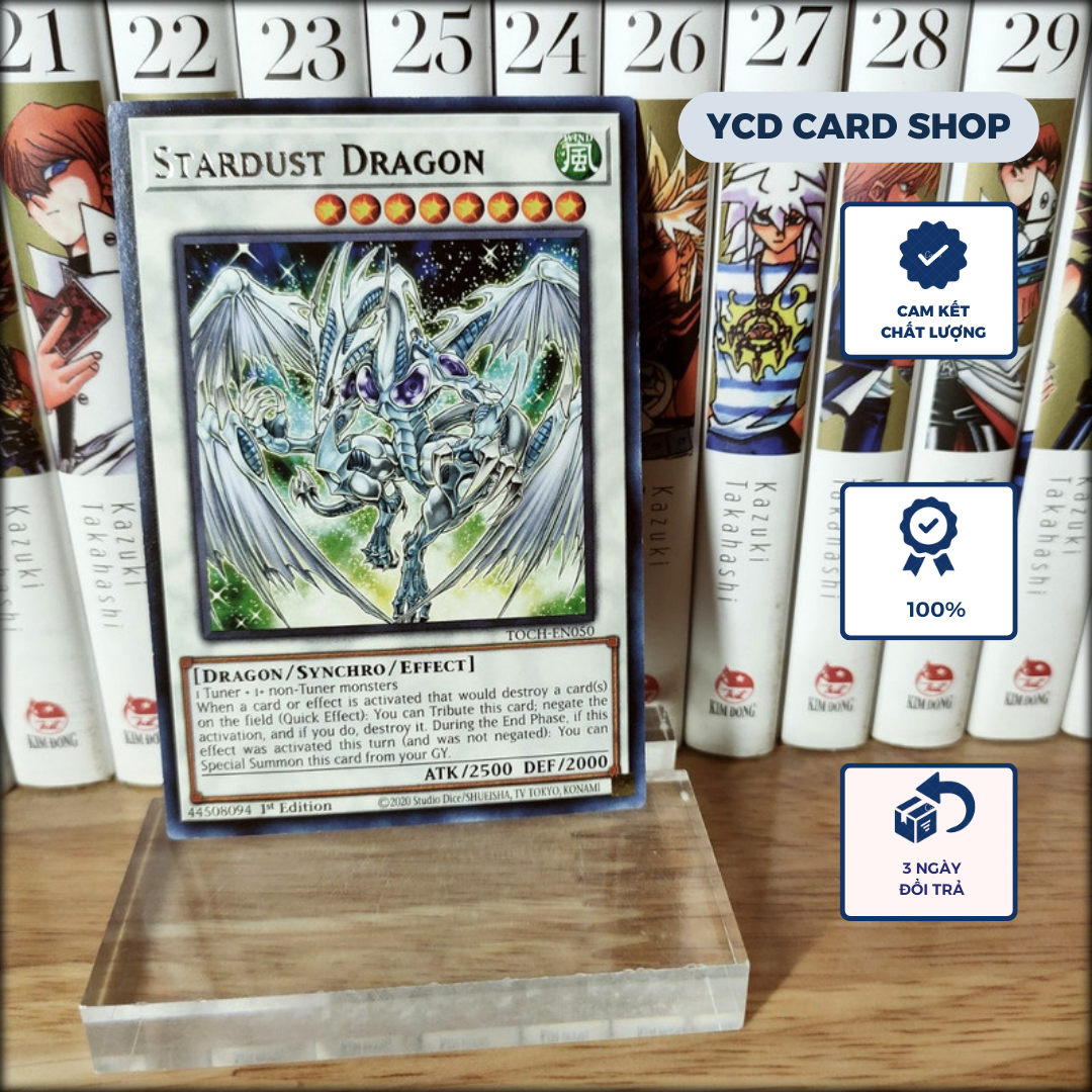 Thẻ bài Yugioh Chính hãng Stardust Dragon – Rare