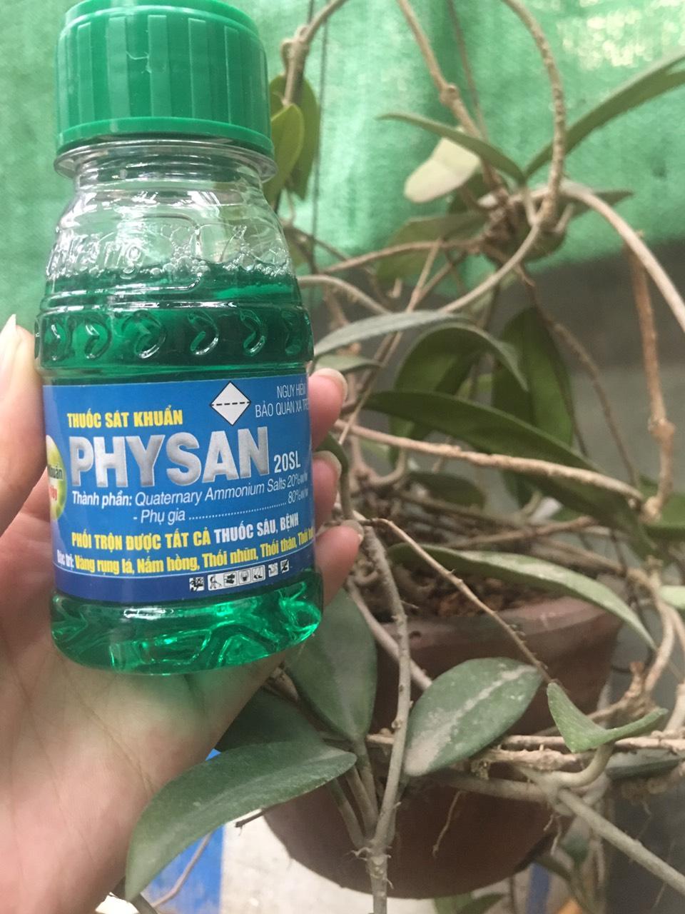 physan lạnh - Loại đặc trị vi khuẩn thối nhũn trên hoa lan Physan 100ml