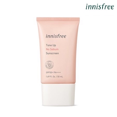 [HCM](Chính hãng) Kem chống nắng kiềm dầu và nâng tông da innisfree Tone Up No Sebum Sunscreen 50ml SPF50+ PA++++ 50ml