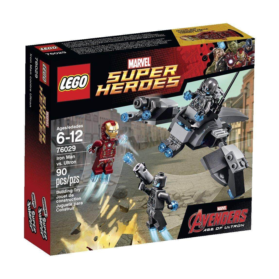 [100% chính hãng]  LEGO 76029 Marvel Super Heroes Iron Man vs. Ultron  90pcs 6+ lego lắp ráp khổng l