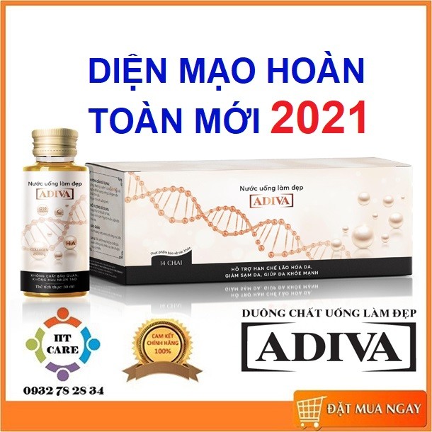 Collagen Adiva - Hộp 14 Chai/30Ml