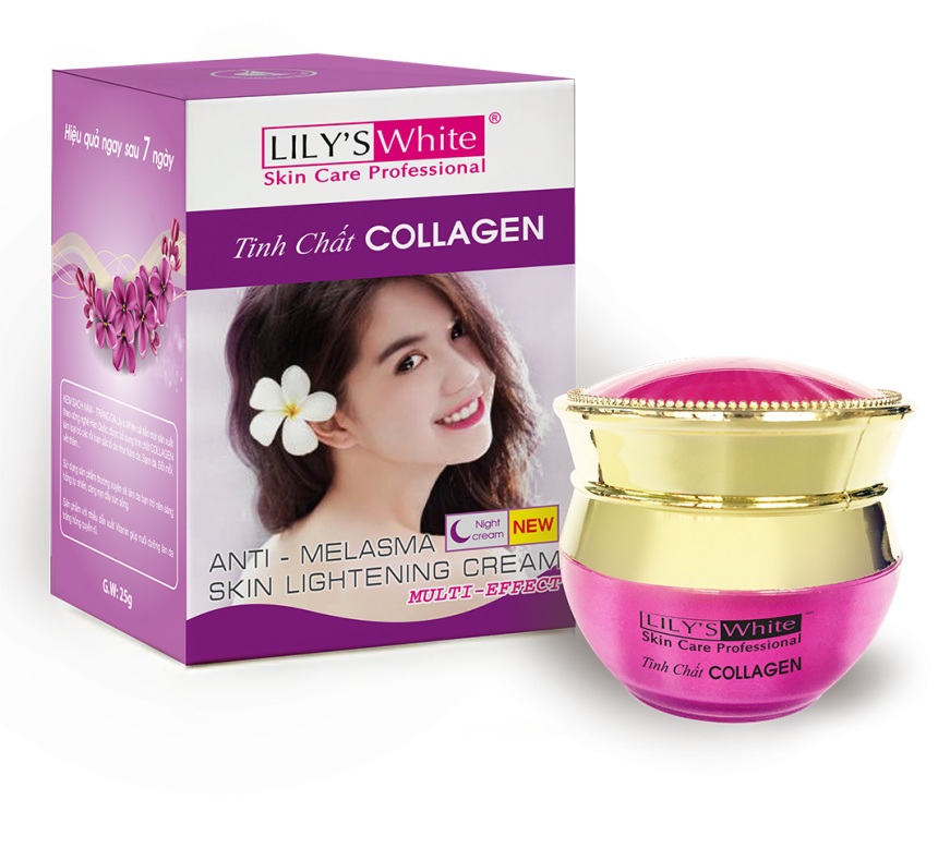 Kem Sạch Nám Lily’s White Tinh Chất Collagen