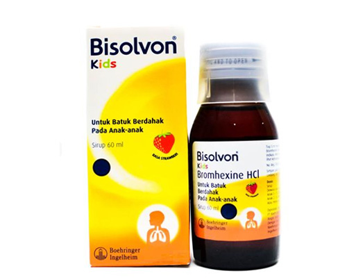 [ Hàng Đức] Combo 2 Lọ Siro Ho Long Đờm Bisolvon Chai 60Ml