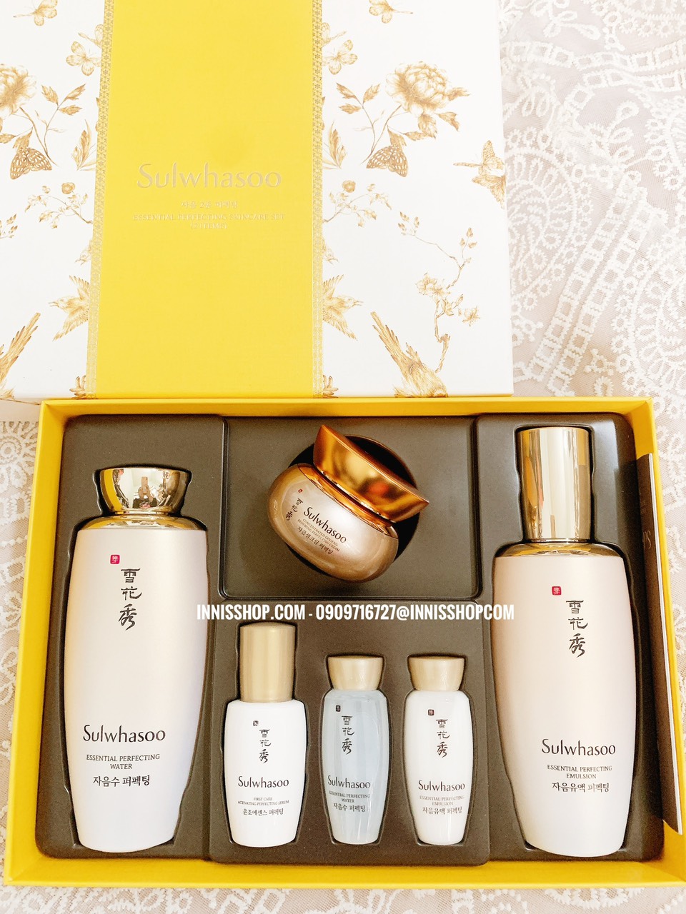 [Hcm]Bộ Dưỡng Săn Chắc Da Sulwhasoo Essential Perfecting Skincare Set 2Items