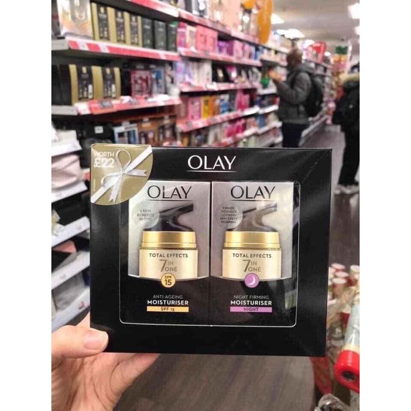 Kem Dưỡng Da Chống Lão Hoá Olay Tot Efects 7 In 1 Ơn Anti Aging Móiturizer Ngày / Đêm