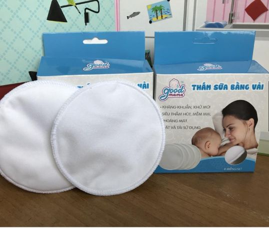Miếng lót thấm sữa Goodmama cho mẹ(hộp 8 miếng)