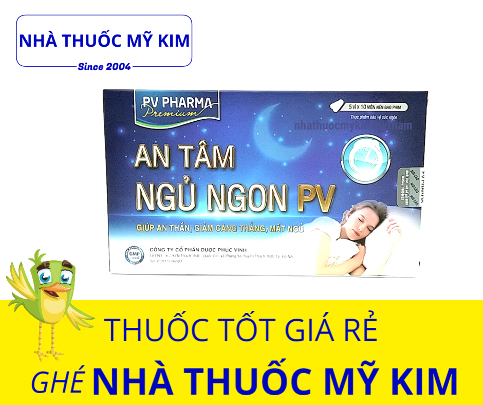 Viên Uống An Tâm Ngủ Ngon Pv (Hộp 50 Viên)