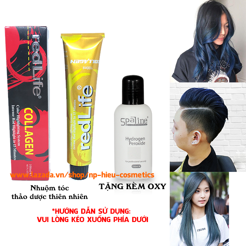 Thuốc nhuộm tóc xanh dương