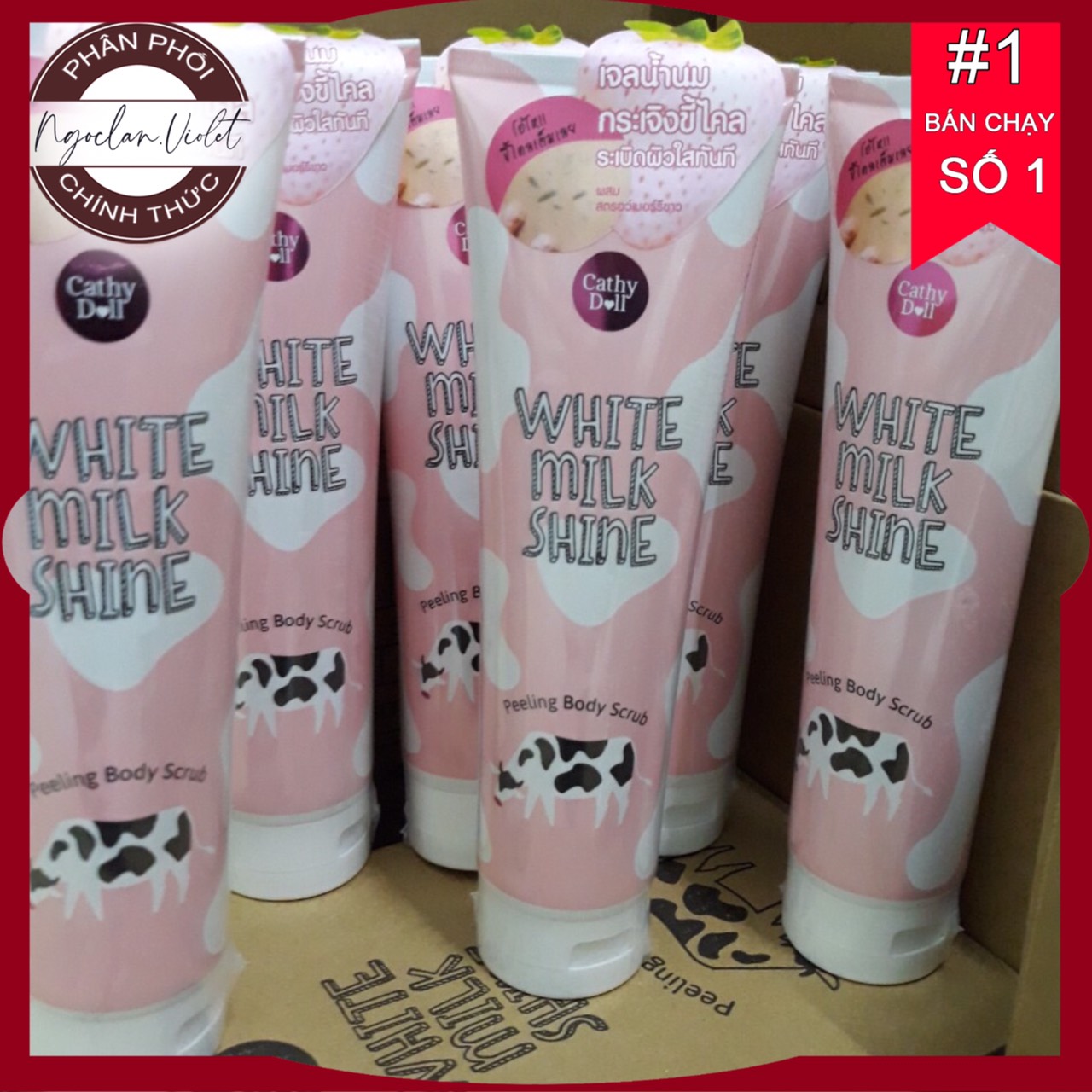 Tẩy Tế Bào Chết Toàn Thân Sữa Bò Cathy Doll White Milk Shine Peeling Body Scrub - 320Ml Chuỗi Cửa Hàng Baby Crush Chuyên Phân Phối Các Sản Phẩm Làm Đẹp Uy Tín Số 1 Tây Nguyên