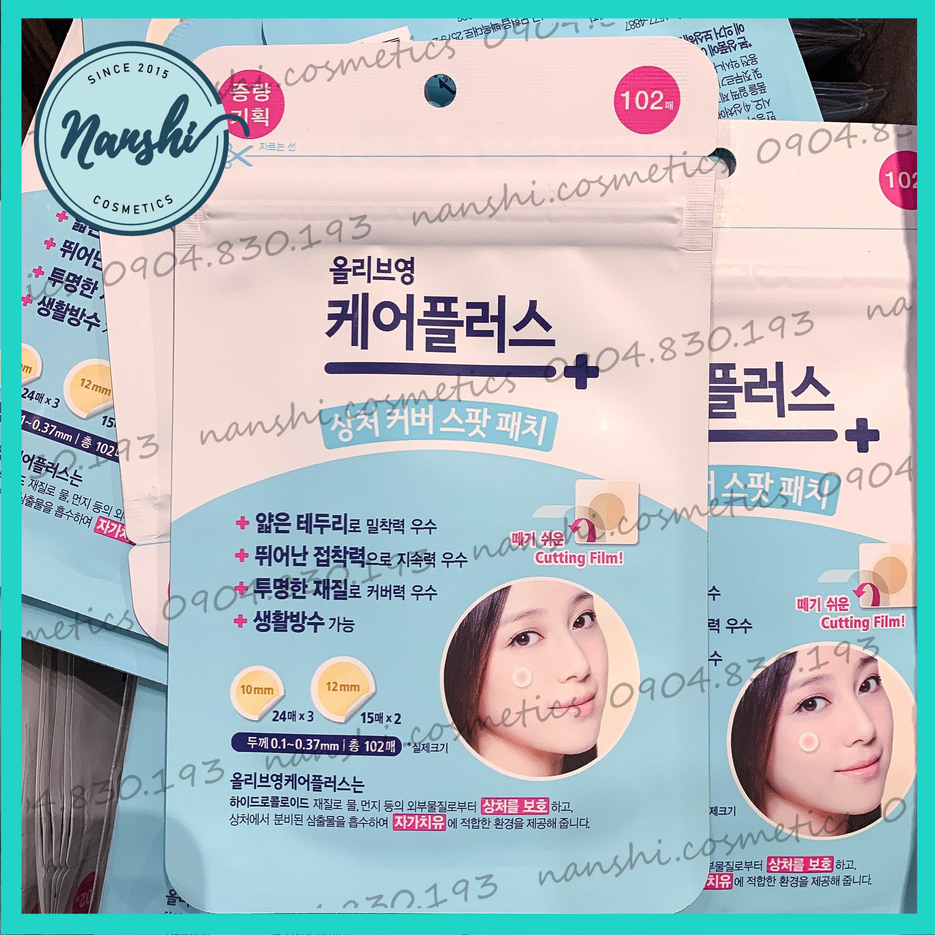 Miếng dán mụn Careplus – Olive Young 102 Miếng