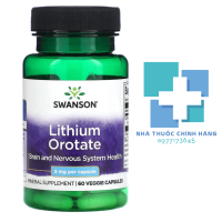 Swanson Lithium Orotate giúp cân bằng cảm xúc và tâm trạng