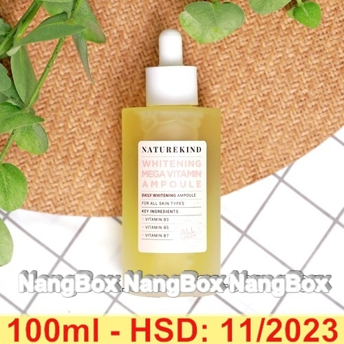 [Hcm]Tinh Chất Trắng Da Naturekind Whitening Mega Vitamin Ampoule