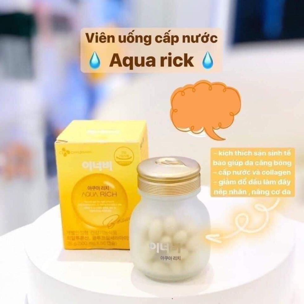 Viên Uống Cấp Nước Và Collagen Aqua Rick